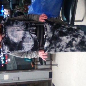 Tie died shirt and skirt